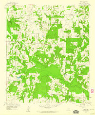 Arbala Texas Historical topographic map, 1:24000 scale, 7.5 X 7.5 Minute, Year 1958