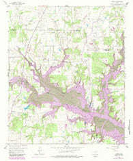 Arbala Texas Historical topographic map, 1:24000 scale, 7.5 X 7.5 Minute, Year 1958
