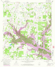 Arbala Texas Historical topographic map, 1:24000 scale, 7.5 X 7.5 Minute, Year 1958