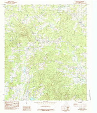 Arcadia Texas Historical topographic map, 1:24000 scale, 7.5 X 7.5 Minute, Year 1984