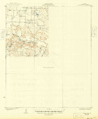 Archer City Texas Historical topographic map, 1:62500 scale, 15 X 15 Minute, Year 1931