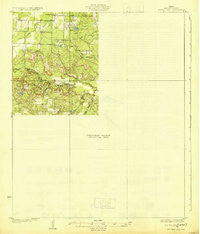 Archer City Texas Historical topographic map, 1:62500 scale, 15 X 15 Minute, Year 1931