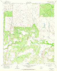 Archer City NE Texas Historical topographic map, 1:24000 scale, 7.5 X 7.5 Minute, Year 1963