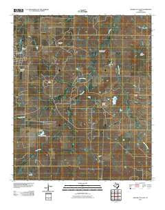 Archer City East Texas Historical topographic map, 1:24000 scale, 7.5 X 7.5 Minute, Year 2011