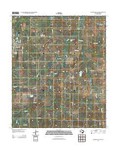 Archer City East Texas Historical topographic map, 1:24000 scale, 7.5 X 7.5 Minute, Year 2012