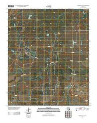 Archer City NE Texas Historical topographic map, 1:24000 scale, 7.5 X 7.5 Minute, Year 2010