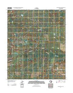 Archer City NE Texas Historical topographic map, 1:24000 scale, 7.5 X 7.5 Minute, Year 2012