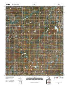 Archer City West Texas Historical topographic map, 1:24000 scale, 7.5 X 7.5 Minute, Year 2010