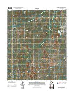 Archer City West Texas Historical topographic map, 1:24000 scale, 7.5 X 7.5 Minute, Year 2012