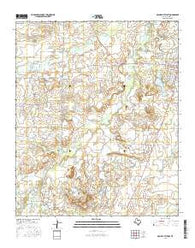 Archer City West Texas Current topographic map, 1:24000 scale, 7.5 X 7.5 Minute, Year 2016