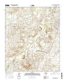 Archer City West Texas Current topographic map, 1:24000 scale, 7.5 X 7.5 Minute, Year 2016