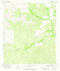 Arden Texas Historical topographic map, 1:24000 scale, 7.5 X 7.5 Minute, Year 1972