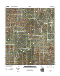 Arden Texas Historical topographic map, 1:24000 scale, 7.5 X 7.5 Minute, Year 2012