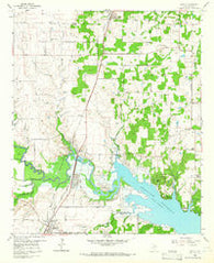 Argyle Texas Historical topographic map, 1:24000 scale, 7.5 X 7.5 Minute, Year 1960