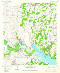 Argyle Texas Historical topographic map, 1:24000 scale, 7.5 X 7.5 Minute, Year 1960
