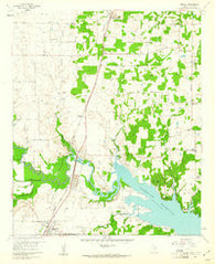 Argyle Texas Historical topographic map, 1:24000 scale, 7.5 X 7.5 Minute, Year 1960