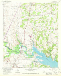 Argyle Texas Historical topographic map, 1:24000 scale, 7.5 X 7.5 Minute, Year 1960