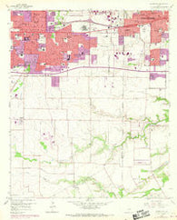 Arlington Texas Historical topographic map, 1:24000 scale, 7.5 X 7.5 Minute, Year 1959
