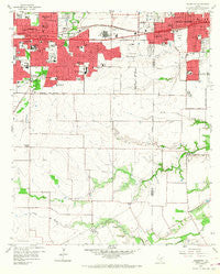 Arlington Texas Historical topographic map, 1:24000 scale, 7.5 X 7.5 Minute, Year 1959