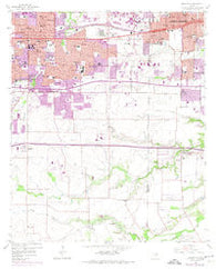 Arlington Texas Historical topographic map, 1:24000 scale, 7.5 X 7.5 Minute, Year 1959