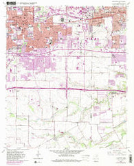 Arlington Texas Historical topographic map, 1:24000 scale, 7.5 X 7.5 Minute, Year 1959