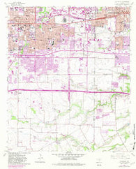 Arlington Texas Historical topographic map, 1:24000 scale, 7.5 X 7.5 Minute, Year 1959