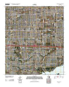 Arlington Texas Historical topographic map, 1:24000 scale, 7.5 X 7.5 Minute, Year 2010