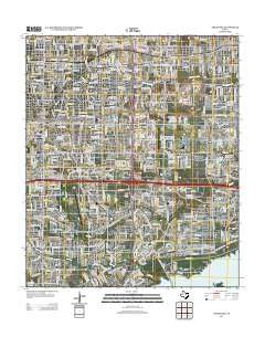 Arlington Texas Historical topographic map, 1:24000 scale, 7.5 X 7.5 Minute, Year 2012
