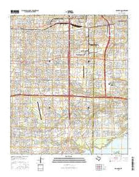 Arlington Texas Current topographic map, 1:24000 scale, 7.5 X 7.5 Minute, Year 2016