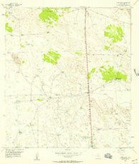 Armstrong Texas Historical topographic map, 1:24000 scale, 7.5 X 7.5 Minute, Year 1956