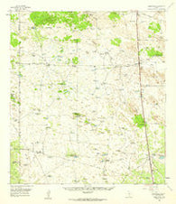 Armstrong Texas Historical topographic map, 1:62500 scale, 15 X 15 Minute, Year 1956