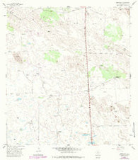 Armstrong Texas Historical topographic map, 1:24000 scale, 7.5 X 7.5 Minute, Year 1956