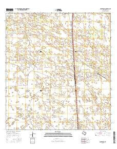 Armstrong Texas Current topographic map, 1:24000 scale, 7.5 X 7.5 Minute, Year 2016