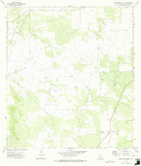 Armstrong Ranch Texas Historical topographic map, 1:24000 scale, 7.5 X 7.5 Minute, Year 1972
