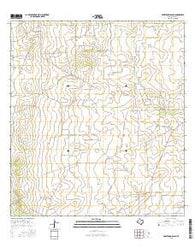 Armstrong Ranch Texas Current topographic map, 1:24000 scale, 7.5 X 7.5 Minute, Year 2016