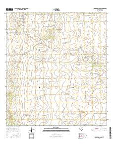 Armstrong Ranch Texas Current topographic map, 1:24000 scale, 7.5 X 7.5 Minute, Year 2016