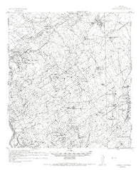 Arroyo Clareno Texas Historical topographic map, 1:62500 scale, 15 X 15 Minute, Year 1956