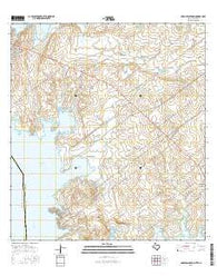 Arroyo Clareno Texas Current topographic map, 1:24000 scale, 7.5 X 7.5 Minute, Year 2016
