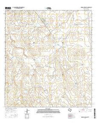 Arroyo Huisache Texas Current topographic map, 1:24000 scale, 7.5 X 7.5 Minute, Year 2016