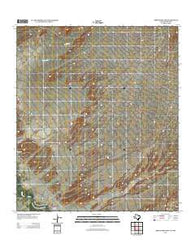 Arroyo Melado Texas Historical topographic map, 1:24000 scale, 7.5 X 7.5 Minute, Year 2012