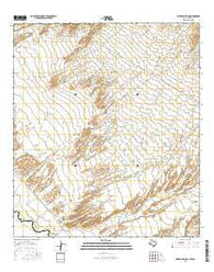 Arroyo Melado Texas Current topographic map, 1:24000 scale, 7.5 X 7.5 Minute, Year 2016
