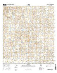 Arroyo Salado East Texas Current topographic map, 1:24000 scale, 7.5 X 7.5 Minute, Year 2016
