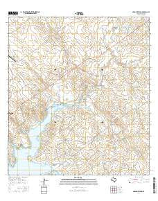 Arroyo Veleno Texas Current topographic map, 1:24000 scale, 7.5 X 7.5 Minute, Year 2016