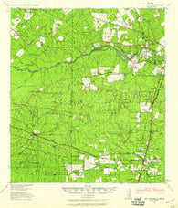 Artesia Wells Texas Historical topographic map, 1:62500 scale, 15 X 15 Minute, Year 1940