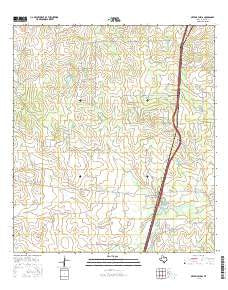 Artesia Wells Texas Current topographic map, 1:24000 scale, 7.5 X 7.5 Minute, Year 2016