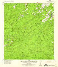 Asherton Texas Historical topographic map, 1:62500 scale, 15 X 15 Minute, Year 1940