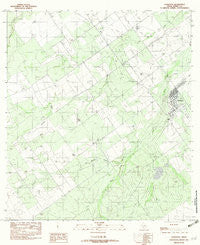 Asherton Texas Historical topographic map, 1:24000 scale, 7.5 X 7.5 Minute, Year 1982
