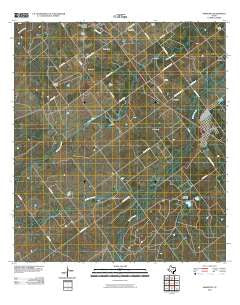 Asherton Texas Historical topographic map, 1:24000 scale, 7.5 X 7.5 Minute, Year 2010