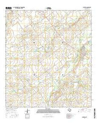 Asherton Texas Current topographic map, 1:24000 scale, 7.5 X 7.5 Minute, Year 2016