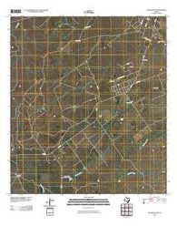 Asherton NW Texas Historical topographic map, 1:24000 scale, 7.5 X 7.5 Minute, Year 2010
